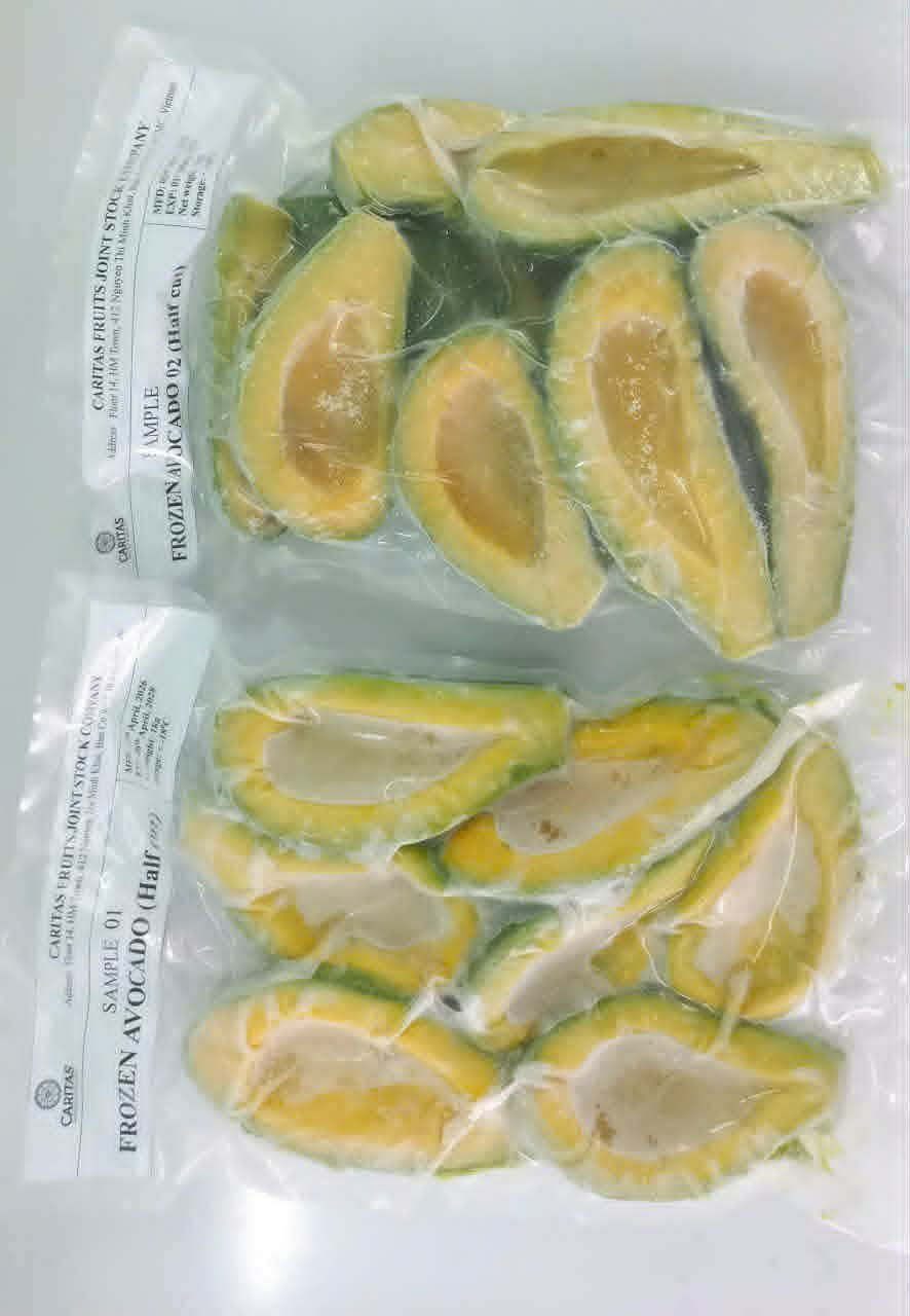 Gefrorene Avocadostücke